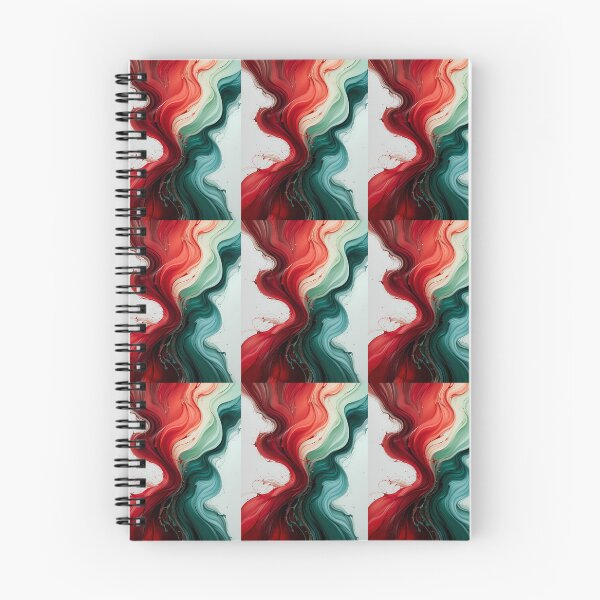 Item preview, Chill Red Green Movements Colors Abstract Paint Art designed and sold by ART ATTACK ZONE.