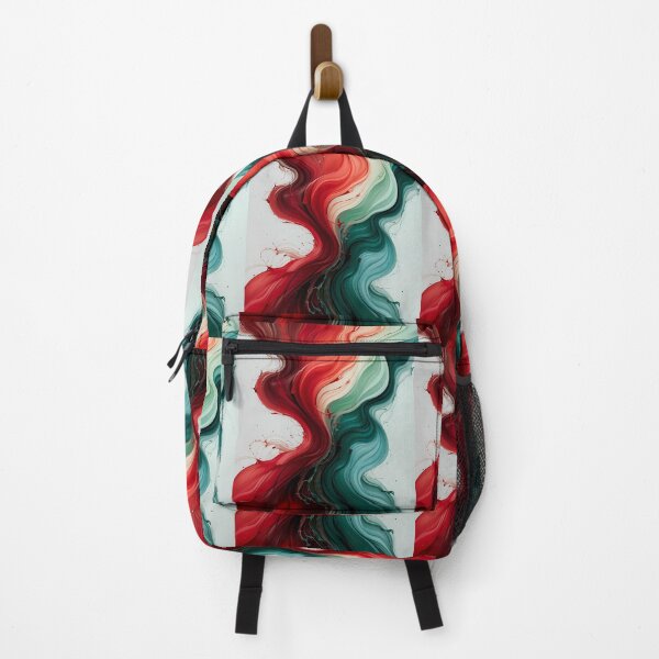Item preview, Chill Red Green Movements Colors Abstract Paint Art designed and sold by ART ATTACK ZONE.
