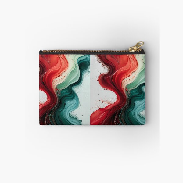 Item preview, Chill Red Green Movements Colors Abstract Paint Art designed and sold by ART ATTACK ZONE.