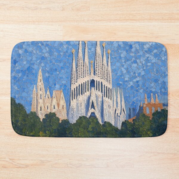 Item preview, La Sagrada Familia | Post-impressionist painting style designed and sold by ComicsFactory.