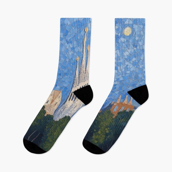 Item preview, La Sagrada Familia | Post-impressionist painting style designed and sold by ComicsFactory.