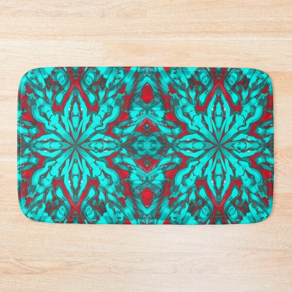 Item preview, Patterns Red Green Movements Colors Abstract Paint Art designed and sold by ART ATTACK ZONE.