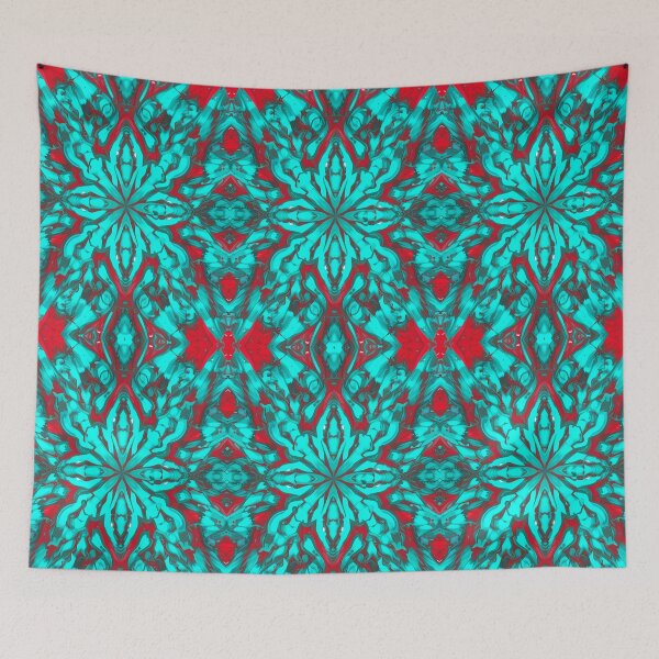 Item preview, Patterns Red Green Movements Colors Abstract Paint Art designed and sold by ART ATTACK ZONE.