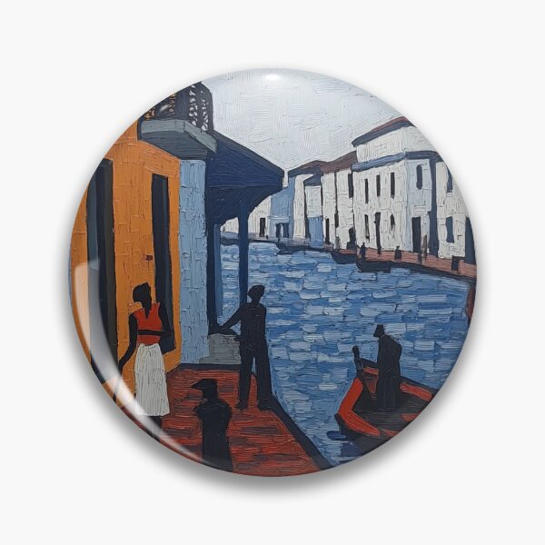 Item preview, Lagos | Post-impressionist painting style designed and sold by ComicsFactory.