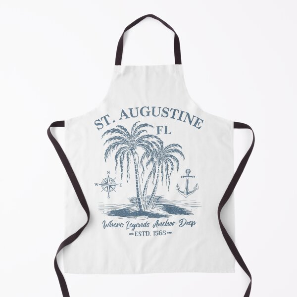 Item preview, St. Augustine FL – Where Legends Anchor Deep | Vintage Coastal Design designed and sold by EpochFusion.