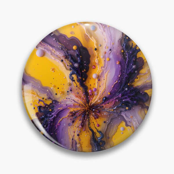 Item preview, Violet Yellow Purple Abstract Art Color Shapes Canvas designed and sold by ART ATTACK ZONE.