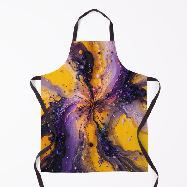 Item preview, Violet Yellow Purple Abstract Art Color Shapes Canvas designed and sold by ART ATTACK ZONE.