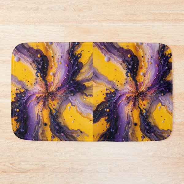 Item preview, Violet Yellow Purple Abstract Art Color Shapes Canvas designed and sold by ART ATTACK ZONE.
