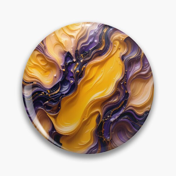 Item preview, Violet Yellow Purple Art Color Shapes Canvas designed and sold by ART ATTACK ZONE.