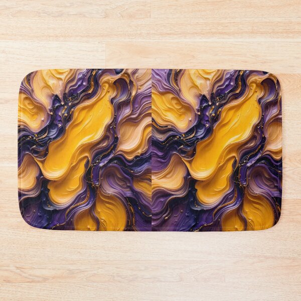 Item preview, Violet Yellow Purple Art Color Shapes Canvas designed and sold by ART ATTACK ZONE.