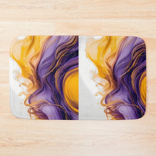 Item preview, Violet Yellow Purple Abstract Color Shapes Canvas designed and sold by ART ATTACK ZONE.