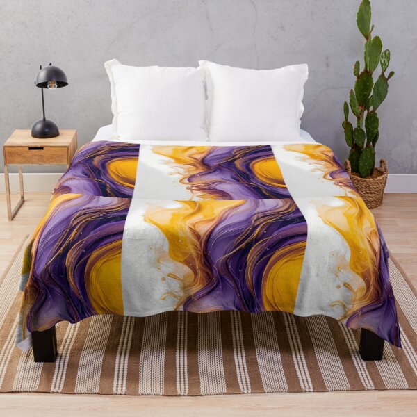Item preview, Violet Yellow Purple Abstract Color Shapes Canvas designed and sold by ART ATTACK ZONE.