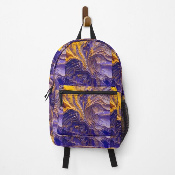 Item preview, Angeles Violet Yellow Purple Art Color Shapes Canvas designed and sold by ART ATTACK ZONE.