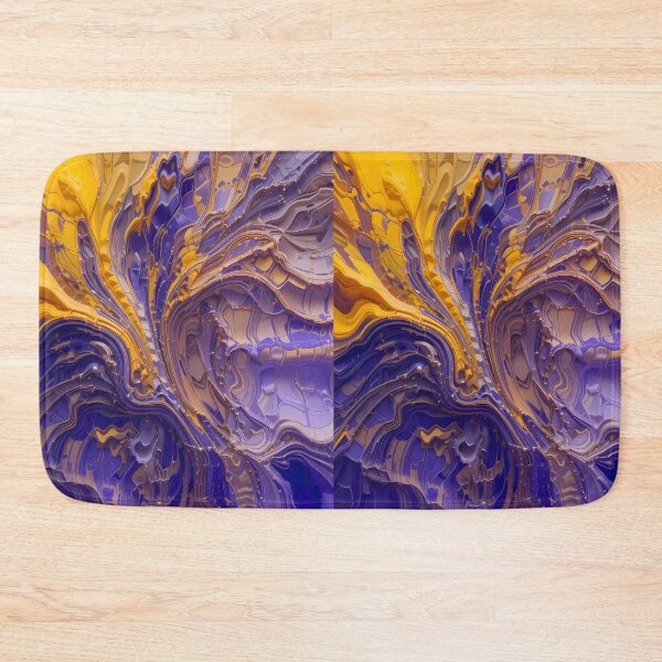 Item preview, Angeles Violet Yellow Purple Art Color Shapes Canvas designed and sold by ART ATTACK ZONE.