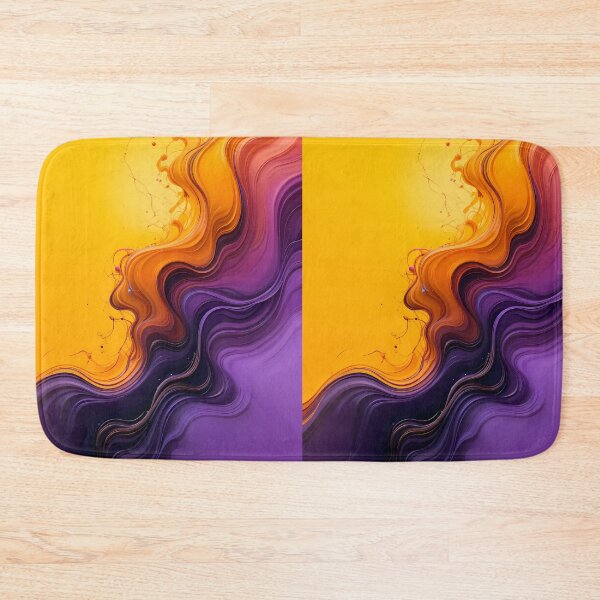 Item preview, Angeles LAkers Violet Yellow Purple Color Shapes Canvas designed and sold by ART ATTACK ZONE.