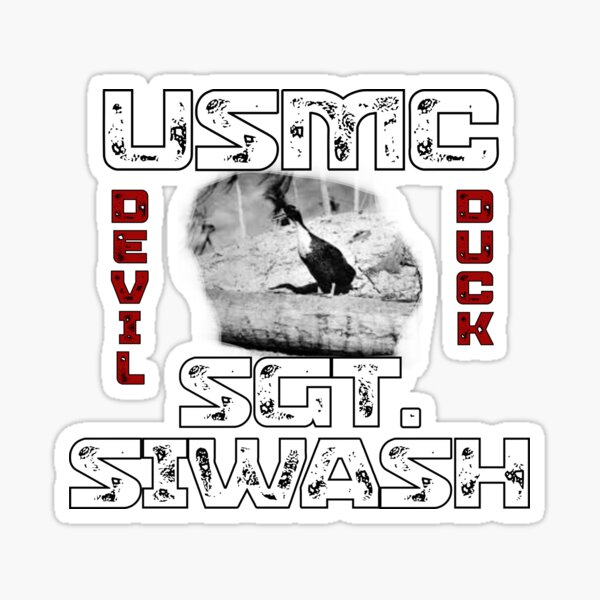 Vista previa del artículo con la obra «Sargento Siwash», diseñado y vendido por BarracksWear.