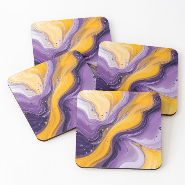 Item preview, Rock Violet Yellow Purple Art Color Shapes Canvas designed and sold by ART ATTACK ZONE.