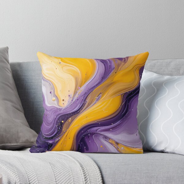 Item preview, Rock Violet Yellow Purple Art Color Shapes Canvas designed and sold by ART ATTACK ZONE.