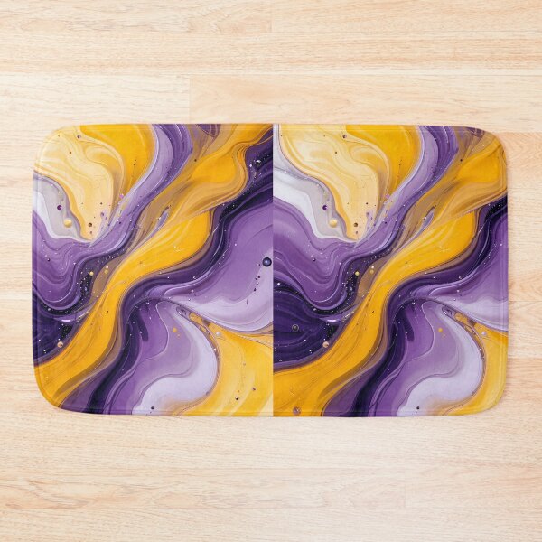 Item preview, Rock Violet Yellow Purple Art Color Shapes Canvas designed and sold by ART ATTACK ZONE.