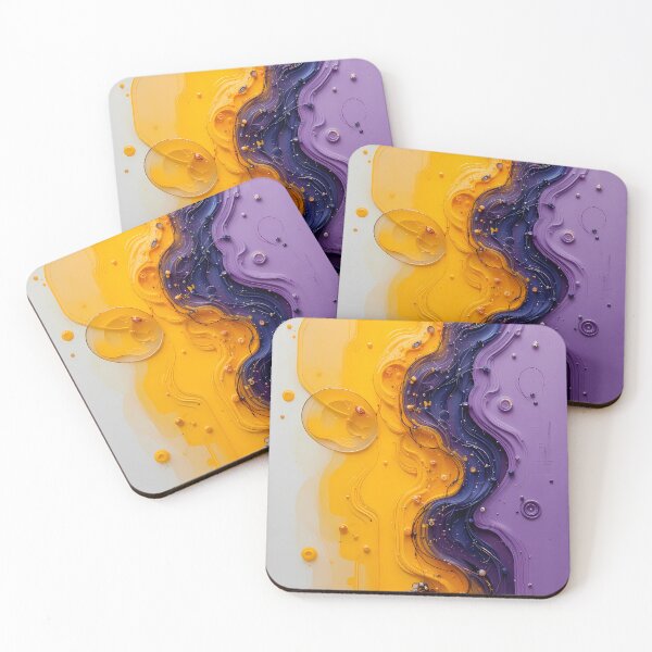 Item preview, Music Violet Yellow Purple Art Color Shapes Canvas designed and sold by ART ATTACK ZONE.