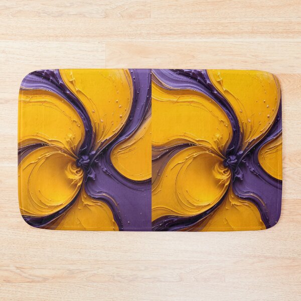 Item preview, Paint Violet Yellow Purple Abstract Color Shapes Canvas designed and sold by ART ATTACK ZONE.