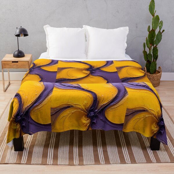 Item preview, Paint Violet Yellow Purple Abstract Color Shapes Canvas designed and sold by ART ATTACK ZONE.