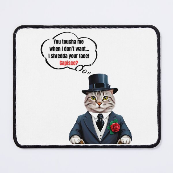 Item preview, Mafia Boss Silver Tabby Cat Funny Design for Cat Lovers designed and sold by Fredster1966.