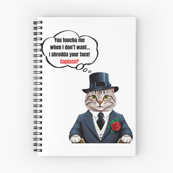 Item preview, Mafia Boss Silver Tabby Cat Funny Design for Cat Lovers designed and sold by Fredster1966.
