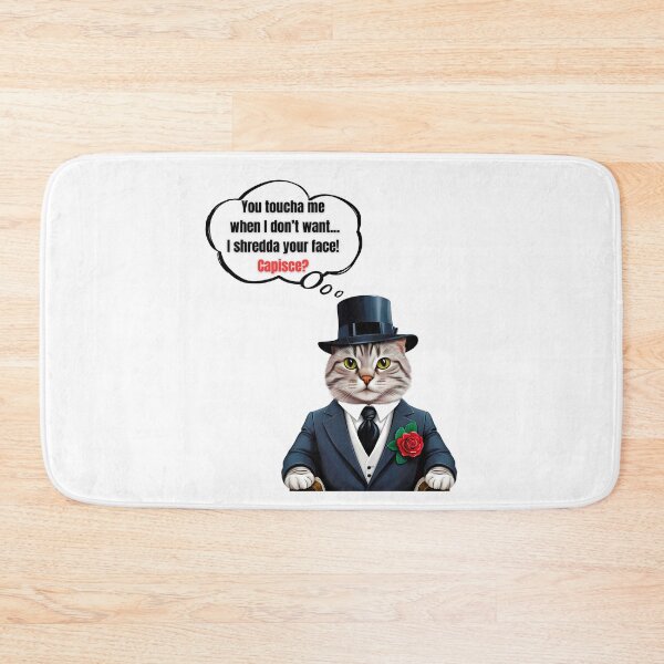 Item preview, Mafia Boss Silver Tabby Cat Funny Design for Cat Lovers designed and sold by Fredster1966.