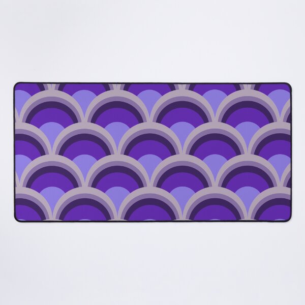 Item preview, Enchanting Purple Scallop Geometric Pattern: Retro Arches & Curves designed and sold by SvitlanaSolo.