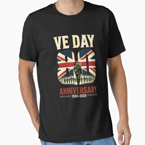 Aperçu de l'œuvre jour de la victoire - jour de la victoire - 80e anniversaire créée et vendue par Elysian Arts.