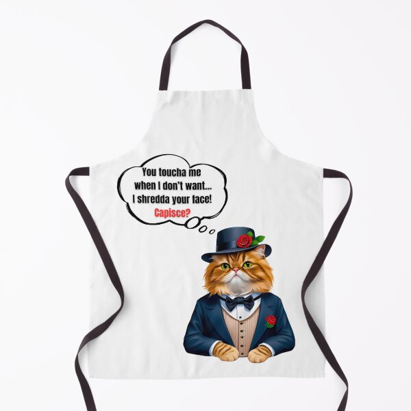 Item preview, Mafia Boss Persian Cat Funny Warning Design for Cat Lovers designed and sold by Fredster1966.