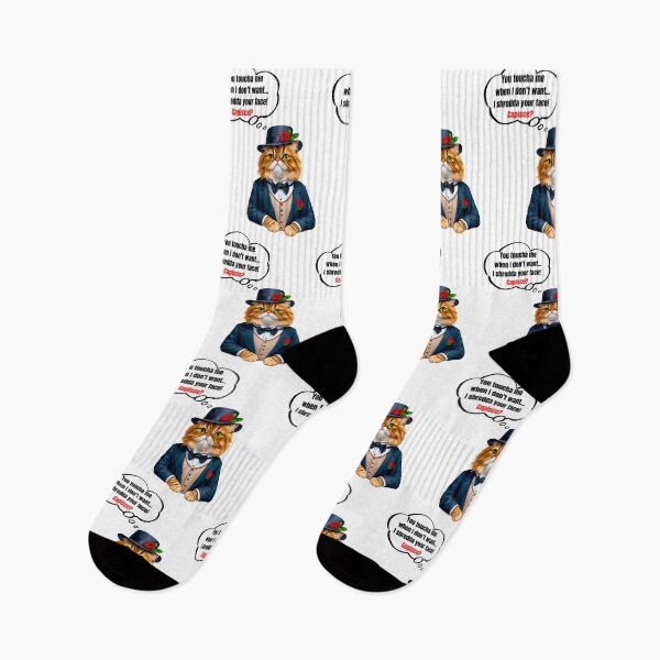 Item preview, Mafia Boss Persian Cat Funny Warning Design for Cat Lovers designed and sold by Fredster1966.