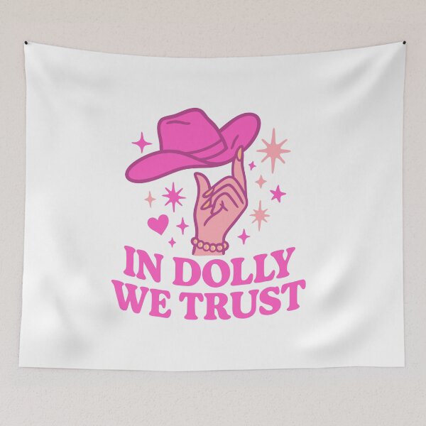 Item preview, Retro Cowgirl Hat Design – In Music We Trust designed and sold by Timegraf.