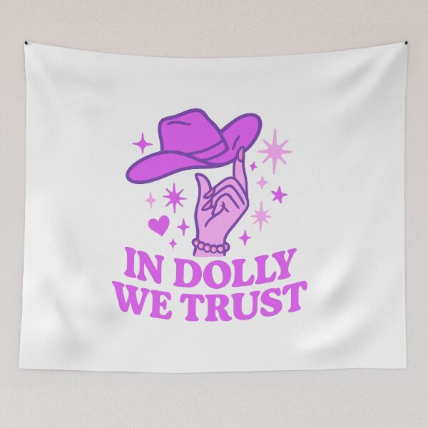 Item preview, Retro Cowgirl Hat Design – In Music We Trust designed and sold by Timegraf.