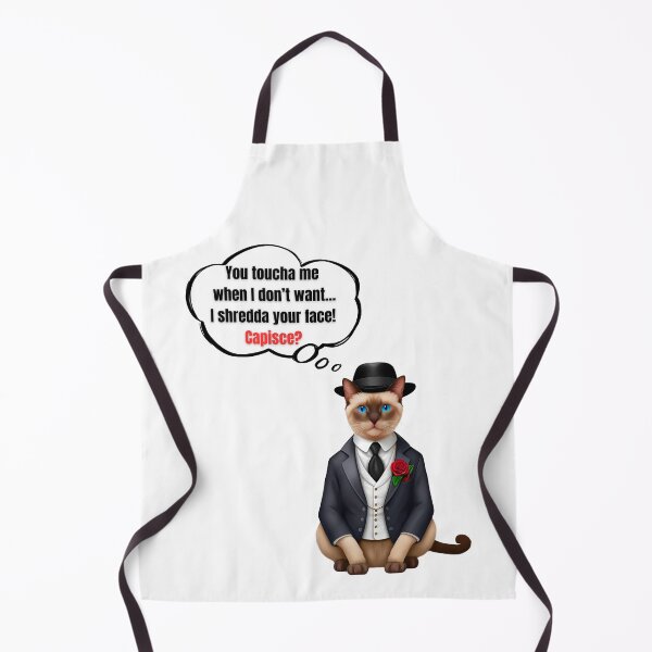 Item preview, Mafia Boss Siamese Cat Funny Warning Design for Cat Lovers designed and sold by Fredster1966.