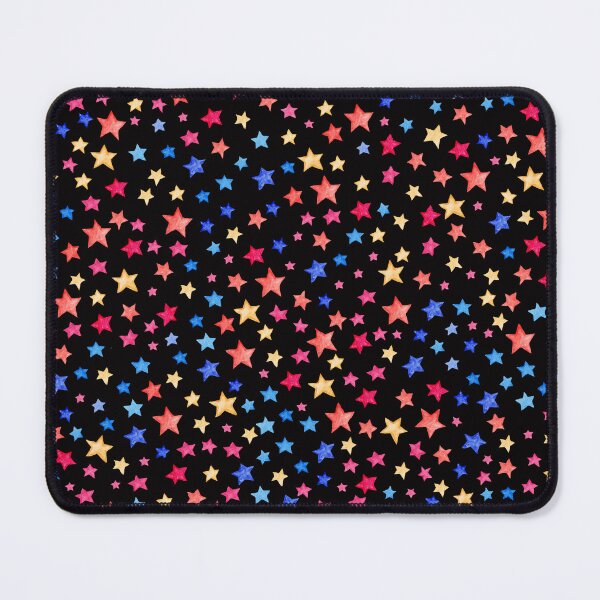 Item preview, Rainbow Stars on black designed and sold by jenuinedesigns.