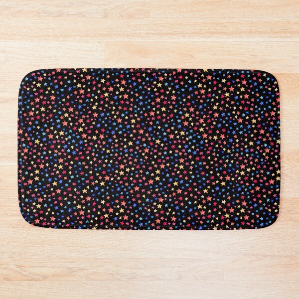 Item preview, Rainbow Stars on black designed and sold by jenuinedesigns.