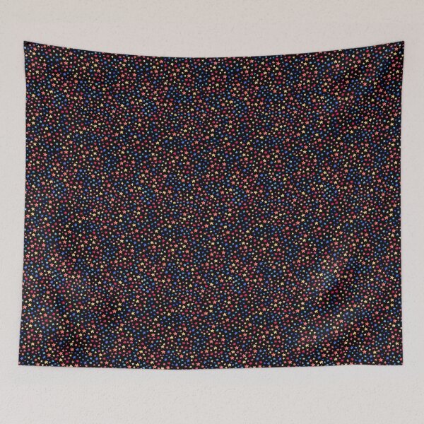Item preview, Rainbow Stars on black designed and sold by jenuinedesigns.
