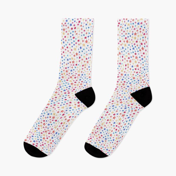 Item preview, Rainbow Stars on white designed and sold by jenuinedesigns.