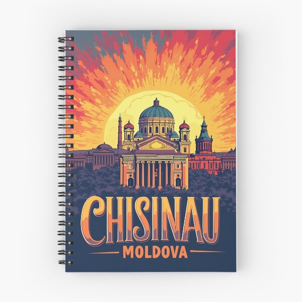 Item preview, Vibrant Chisinau Skyline | Retro Pop Art Cityscape | Moldova Travel Poster | Bold Urban Design | Colorful City Art designed and sold by PaintedPixels01.
