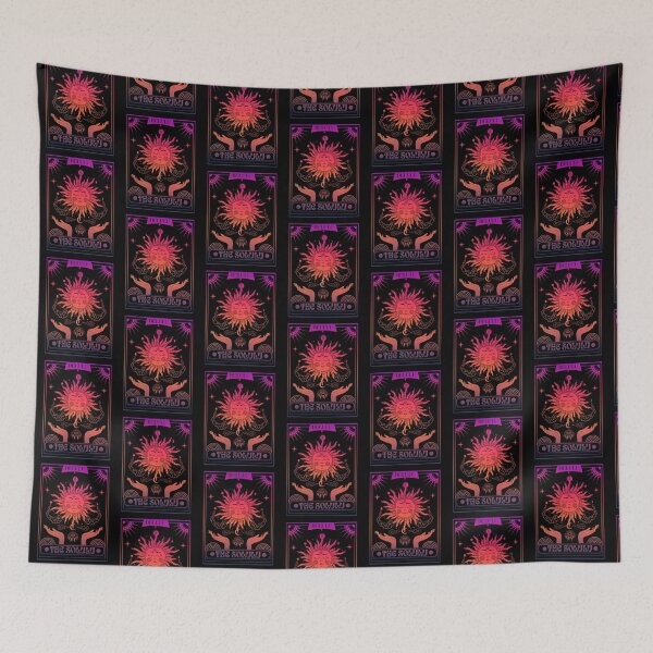 Item preview, Delulu Is the Solulu Tarot Card Gen Z Aesthetic Funny TikTok Meme Quote designed and sold by darkskydelights.