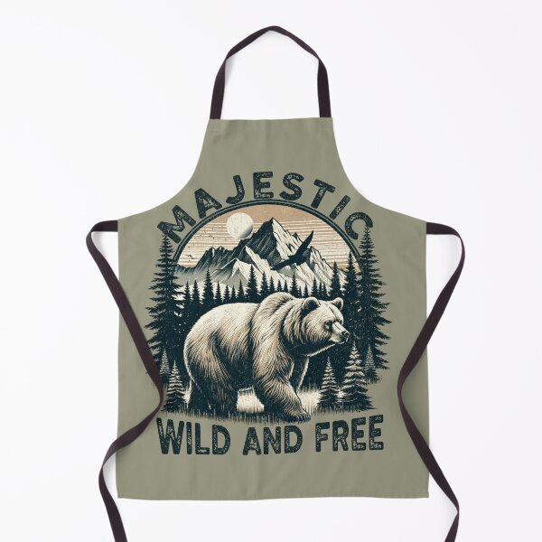 Aperçu de l'œuvre Grizzly majestueux - Design sauvage et libre créée et vendue par EpochFusion.