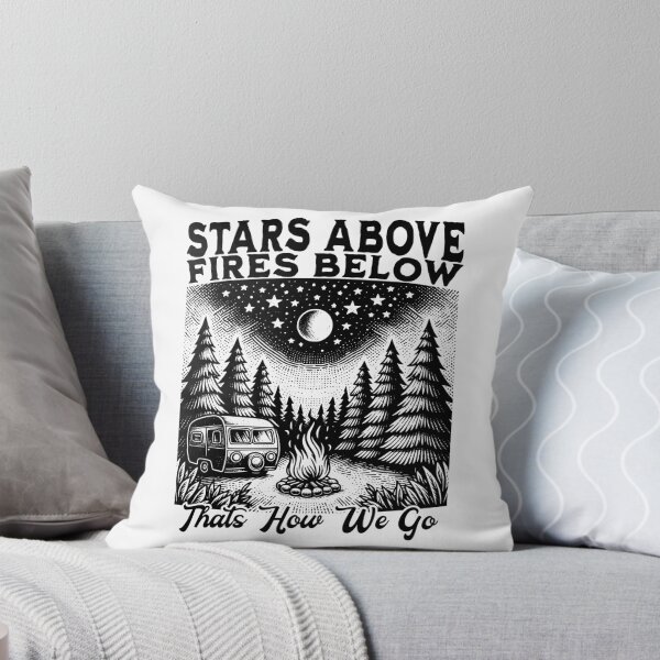 Item preview, Stars Above Campfires Below - Camping Design designed and sold by EpochFusion.