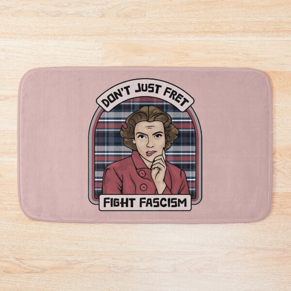 Item preview, Don't Just Fret, Fight Fascism designed and sold by Unhinged Heather.