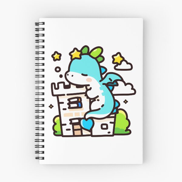 Item preview, The Dragon Who Hugged a Castle of Books designed and sold by Elinotes.