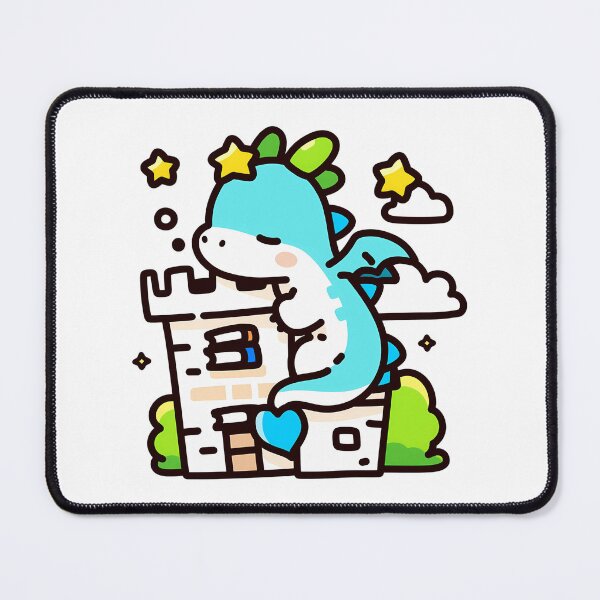 Item preview, The Dragon Who Hugged a Castle of Books designed and sold by Elinotes.