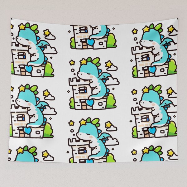 Item preview, The Dragon Who Hugged a Castle of Books designed and sold by Elinotes.