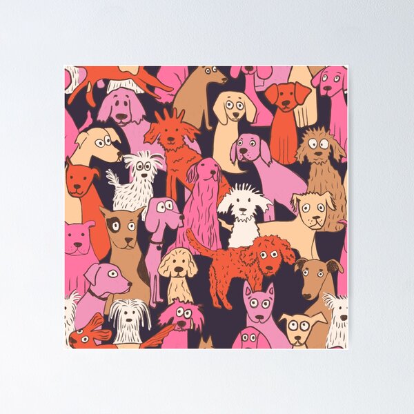 Item preview, Dogs all day brights designed and sold by SaryandSaff.