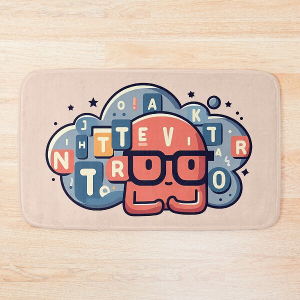 Item preview, I'm Thinking Introvert, typography designed and sold by maxmaj.